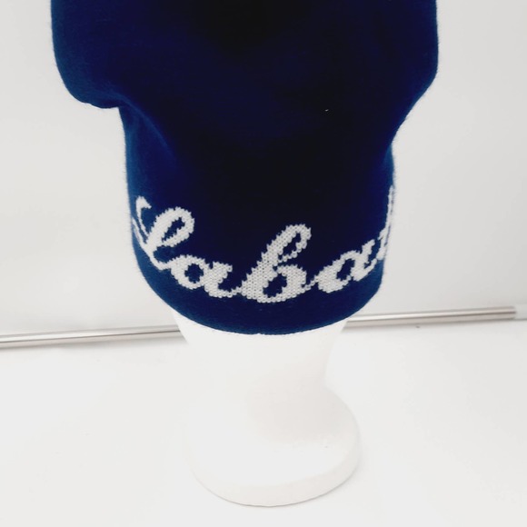 NOS VTG Lablatt Buffalo Sabers HOCKEY Blue knit Beanie Hat w/Sabers Logo Patch - Picture 2 of 6